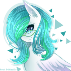 Size: 1000x1000 | Tagged: safe, artist:shimayaeiko, oc, oc only, oc:color canvas, species:pegasus, species:pony, commission, female, mare, solo