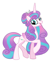 Size: 1280x1492 | Tagged: safe, artist:wispyaxolotl, base used, character:princess flurry heart, species:alicorn, species:pony, cutie mark, female, jewelry, older, older flurry heart, raised hoof, simple background, solo, tiara, transparent background