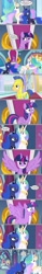Size: 1024x6543 | Tagged: safe, artist:silverbuller, character:flash sentry, character:princess celestia, character:princess luna, character:twilight sparkle, character:twilight sparkle (alicorn), species:alicorn, species:pony, ship:flashlight, comic, female, male, royal guard, shipping, spread wings, straight, wingboner, wings