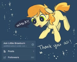 Size: 478x386 | Tagged: safe, artist:nyonhyon, character:braeburn, species:pony, colt, cute, male, solo, tumblr