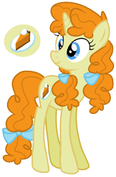 Size: 934x1417 | Tagged: safe, artist:eonionic, character:pumpkin cake, species:pony, female, older, simple background, solo, transparent background