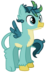 Size: 674x1054 | Tagged: safe, artist:eonionic, oc, oc:gilly, parent:gallus, parent:sandbar, parents:gallbar, species:hippogriff, interspecies offspring, magical gay spawn, male, offspring, simple background, solo, transparent background