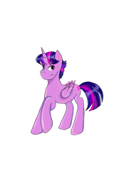 Size: 3456x4608 | Tagged: safe, artist:wimple, character:twilight sparkle, character:twilight sparkle (alicorn), oc:dusk shine, species:alicorn, species:pony, male, rule 63, simple background, solo