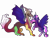 Size: 4032x3024 | Tagged: safe, artist:kiwigoat-art, character:discord, character:twilight sparkle, character:twilight sparkle (alicorn), species:alicorn, species:pony, ship:discolight, female, male, shipping, simple background, straight, transparent background