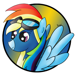 Size: 1134x1134 | Tagged: safe, artist:kacpi, character:rainbow dash, species:pegasus, species:pony, avatar, female, simple background, solo, transparent background