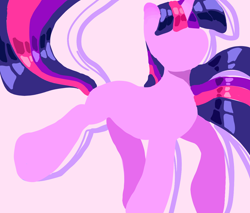 Size: 1200x1024 | Tagged: safe, artist:wimple, character:twilight sparkle, character:twilight sparkle (unicorn), species:pony, species:unicorn, female, minimalist, modern art, simple background, solo