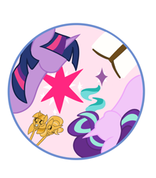 Size: 1765x2016 | Tagged: safe, artist:wimple, character:starlight glimmer, character:twilight sparkle, scepter, twilight scepter