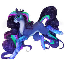 Size: 2500x2500 | Tagged: safe, artist:copshop, oc, species:earth pony, species:pony, female, mare, simple background, solo, tainbow power, transparent background