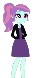 Size: 240x464 | Tagged: safe, artist:furrydiva, base used, character:sunny flare, my little pony:equestria girls, alternate hairstyle, alternate outfits, simple background, transparent background