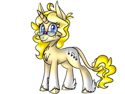 Size: 1600x1200 | Tagged: safe, artist:songheartva, oc, oc:songheart, species:mule, female, glasses, hybrid, simple background, solo, transparent background