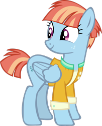 Size: 874x1074 | Tagged: safe, artist:thebosscamacho, character:windy whistles, species:pony, female, simple background, solo, transparent background