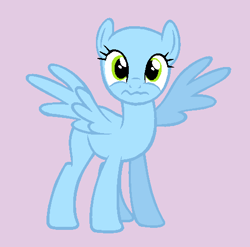 Size: 495x490 | Tagged: safe, artist:rain-approves, oc, species:pegasus, species:pony, base, eyelashes, pegasus oc, simple background, solo, spread wings, wavy mouth, wings