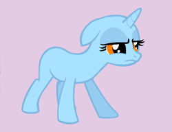 Size: 881x677 | Tagged: safe, artist:rain-approves, oc, oc only, species:pony, species:unicorn, annoyed, base, eyelashes, frown, horn, simple background, solo, unicorn oc