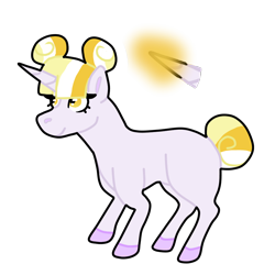 Size: 1000x1000 | Tagged: safe, artist:crownofslime, oc, oc only, parent:lightning dust, parent:twilight sparkle, parents:twidust, species:pony, species:unicorn, female, filly, magical lesbian spawn, offspring, royalty, simple background, solo, transparent background