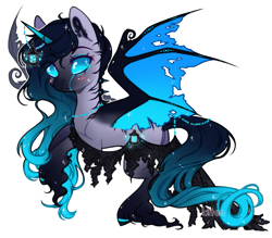 Size: 1177x1033 | Tagged: safe, artist:kitten-in-the-jar, oc, oc:requiem, species:alicorn, species:bat pony, species:pony, bat pony alicorn, bat wings, female, horn, lantern, mare, simple background, solo, transparent background, wings