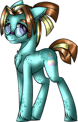 Size: 762x1185 | Tagged: safe, artist:songheartva, oc, species:earth pony, species:pony, female, glasses, mare, simple background, solo, transparent background