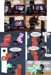 Size: 2562x3770 | Tagged: safe, artist:curiousglaistig, character:king sombra, character:lyra heartstrings, oc, oc:ace, oc:pun, species:pony, ask pun, ask, fourth wall, irl, lasso, photo, plushie, rope