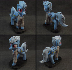 Size: 4800x4600 | Tagged: safe, artist:bomzzzik, character:fleetfoot, species:pegasus, species:pony, craft, female, figure, figurine, mare, model, solo, wonderbolts