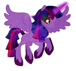 Size: 900x840 | Tagged: safe, artist:rain-approves, artist:stagenamenightmare, base used, character:twilight sparkle, character:twilight sparkle (alicorn), species:alicorn, species:pony, clothing, dark magic, dark twilight, dark twilight sparkle, darkened coat, darkened hair, darklight, darklight sparkle, dusk glimmer, ethereal mane, evil twilight, female, magic, queen dusk glimmer, queen twilight, queen twilight sparkle, shoes, simple background, solo, sombra eyes, transparent background