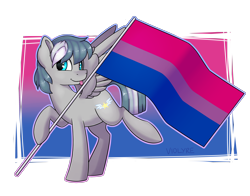Size: 4200x3300 | Tagged: safe, artist:violyre, oc, oc only, oc:summer memory, species:pegasus, species:pony, bi, bisexual, bisexual pride flag, blep, pride, pride flag, simple background, solo, tongue out, transparent background