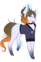Size: 714x1085 | Tagged: safe, artist:shiroikitten, oc, oc:claire, species:earth pony, species:pony, clothing, female, mare, shirt, simple background, solo, transparent background