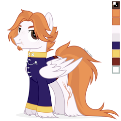 Size: 1024x1024 | Tagged: safe, artist:kabuvee, oc, oc only, species:pegasus, species:pony, g4, clothing, male, simple background, solo, stallion, transparent background