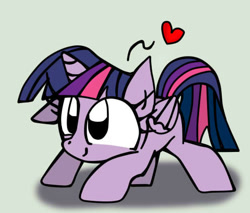 Size: 496x422 | Tagged: safe, artist:ameliayap, character:twilight sparkle, character:twilight sparkle (alicorn), species:alicorn, species:pony, g4, female, floating heart, heart, simple background, solo