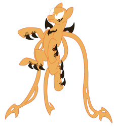 Size: 900x975 | Tagged: safe, artist:spyro-for-life, character:applejack, species:earth pony, species:pony, fanfic:the symbiote, g4, female, mare, marvel, marvel comics, phage (symbiote), simple background, symbiote, transparent background