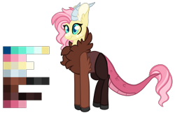 Size: 1971x1278 | Tagged: safe, artist:greyestgray, oc, oc:tune, parent:discord, parent:fluttershy, parents:discoshy, species:draconequus, g4, female, hybrid, interspecies offspring, offspring, reference sheet, simple background, solo, transparent background