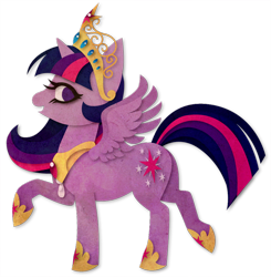 Size: 900x919 | Tagged: safe, artist:sleepwalks, character:twilight sparkle, character:twilight sparkle (alicorn), species:alicorn, species:pony, big crown thingy, female, mare, simple background, solo, spread wings, transparent background, vector, wings