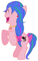 Size: 1134x1824 | Tagged: safe, artist:purplefairy456, oc, oc:shimmer star, species:earth pony, species:pony, g4, bow, female, mare, simple background, solo, tail bow, transparent background