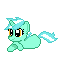 Size: 64x64 | Tagged: safe, artist:banditmax201, character:lyra heartstrings, female, pixel art, simple background, solo, sprite, transparent background