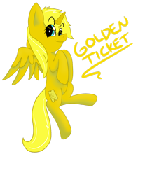 Size: 1024x1126 | Tagged: safe, artist:php120, oc, oc only, oc:ticket, species:alicorn, species:pony, alicorn oc, simple background, solo, transparent background