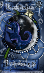 Size: 2157x3600 | Tagged: safe, artist:il-phantom, character:princess luna, female, high res, latin, solo