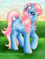 Size: 422x550 | Tagged: safe, artist:flyingpony, character:bowtie (g1), g1, female, solo