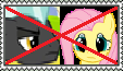 Size: 113x65 | Tagged: safe, artist:fairykitties22, character:fluttershy, character:thunderlane, ship:thundershy, anti-shipping, deviantart stamp, female, male, shipping, stamp, straight