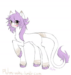 Size: 1800x1900 | Tagged: safe, artist:pluto manson, oc, oc only, species:pony, commission, cute, request, solo, stripes