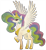 Size: 740x800 | Tagged: safe, artist:sleepwalks, character:princess celestia, species:alicorn, species:pony, g4, female, looking at you, mare, photoshop, raised hoof, simple background, solo, spread wings, transparent background, wings
