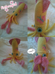 Size: 920x1229 | Tagged: safe, artist:mumbles, character:fluttershy, irl, photo, plushie, squid, toy