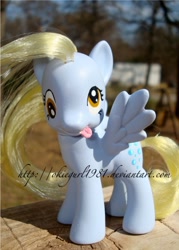 Size: 448x625 | Tagged: safe, artist:okiegurl1981, character:derpy hooves, species:pony, custom, irl, photo, toy