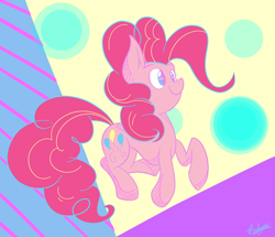 Size: 954x820 | Tagged: safe, artist:php120, character:pinkie pie, species:earth pony, species:pony, female, mare, signature, smiling, solo