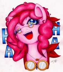 Size: 900x1032 | Tagged: safe, artist:lavosvsbahamut, character:pinkie pie, female, solo, traditional art