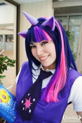 Size: 700x1055 | Tagged: safe, artist:positori, character:twilight sparkle, species:human, cosplay, i like her mane, irl, irl human, photo, solo