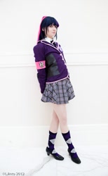 Size: 553x900 | Tagged: safe, artist:residentexorcist, character:twilight sparkle, species:human, clothing, cosplay, irl, irl human, photo, schoolgirl, solo, uniform