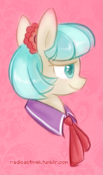 Size: 493x840 | Tagged: safe, artist:radioactive-k, character:coco pommel, episode:rarity takes manehattan, g4, my little pony: friendship is magic, female, profile, solo