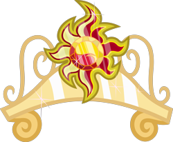 Size: 7293x6000 | Tagged: safe, artist:millennial dan, character:sunset shimmer, absurd resolution, alternate universe, crown, cutie mark, element of magic, elements of harmony, simple background, sparkles, transparent background, vector
