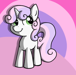 Size: 658x652 | Tagged: safe, artist:ufocookiez, character:sweetie belle, female, solo