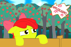 Size: 3161x2112 | Tagged: safe, artist:derpsickle, character:apple bloom, trouble