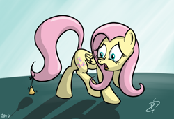 Size: 1024x704 | Tagged: safe, artist:filpapersoul, character:fluttershy, bell, crying, female, solo