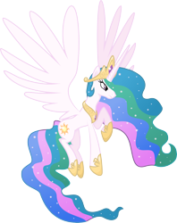 Size: 3812x4818 | Tagged: safe, artist:voaxmasterspydre, character:princess celestia, species:pony, female, mare, simple background, solo, transparent background, vector